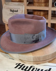 WHIPPET FEDORA | BEAVER FIFTY | DUSTY ROSE COLOR | SIZE 61, US 7 5/8