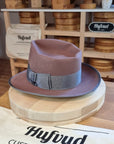 WHIPPET FEDORA | BEAVER FIFTY | DUSTY ROSE COLOR | SIZE 61, US 7 5/8