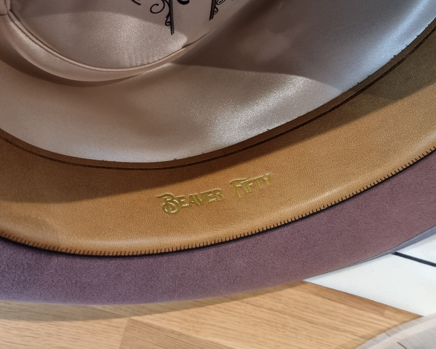 WHIPPET FEDORA | BEAVER FIFTY | DUSTY ROSE COLOR | SIZE 61, US 7 5/8