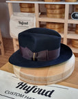 FLOKI FEDORA | BEAVER HUNDRED | DARK NAVY COLOR | SIZE 60, US 7 1/2