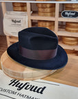 FLOKI FEDORA | BEAVER HUNDRED | DARK NAVY COLOR | SIZE 60, US 7 1/2