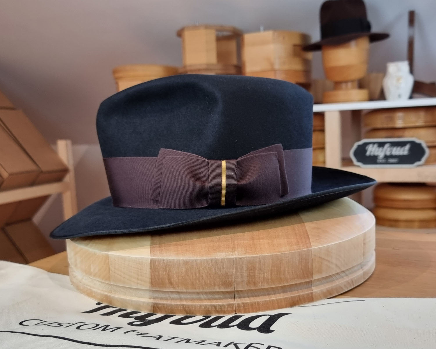 FLOKI FEDORA | BEAVER HUNDRED | DARK NAVY COLOR | SIZE 60, US 7 1/2