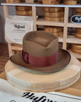 NEW STYLE FEDORA | RABBIT & HARE DELUXE BLEND | CINNAMON COLOR | SIZE 58, US 7 1/4