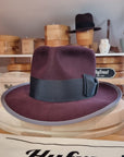 WHIPPET FEDORA | LIMITED EDITION | BEAVER HUNDRED | PLUM COLOR | SIZE 60, US 7 1/2