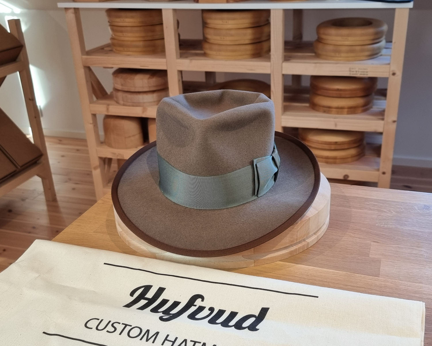 WHIPPET FEDORA | BEAVER FIFTY | WHISKEY COLOR | SIZE 59, US 7 3/8