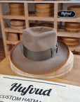 WHIPPET FEDORA | RABBIT & HARE DELUXE BLEND | DRIFTWOOD COLOR | SIZE 58, US 7 1/4