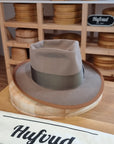 WHIPPET FEDORA | RABBIT & HARE DELUXE BLEND | DRIFTWOOD COLOR | SIZE 58, US 7 1/4