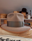 WHIPPET FEDORA | RABBIT & HARE DELUXE BLEND | DRIFTWOOD COLOR | SIZE 58, US 7 1/4