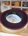 WHIPPET FEDORA | RABBIT & HARE DELUXE BLEND | PLUM COLOR | SIZE 60, US 7 1/2