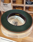 WHIPPET FEDORA | 100X NUTRIA | MOSS GREEN COLOR | SIZE 59, US 7 3/8