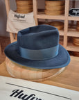 WHIPPET FEDORA | RABBIT & HARE DELUXE BLEND | OCEAN COLOR | SIZE 58, US 7 1/4