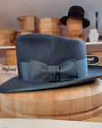 WHIPPET FEDORA | RABBIT & HARE DELUXE BLEND | OCEAN COLOR | SIZE 58, US 7 1/4