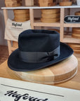 WHIPPET FEDORA | 50X BEAVER BLEND | BLACK | SIZE 62, US 7 3/4