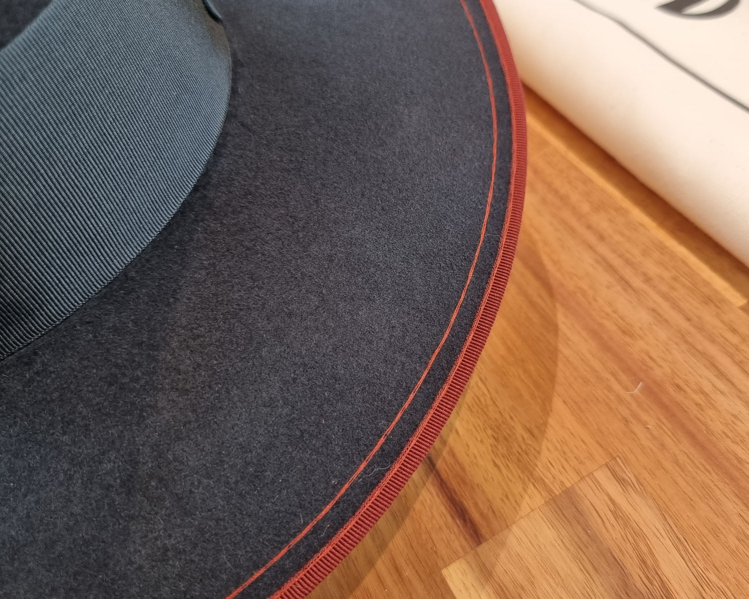 WHIPPET FEDORA | RABBIT &amp; HARE DELUXE BLEND | OCEAN COLOR | SIZE 61, US 7 5/8