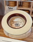 OPEN ROAD HAT | HAND WOVEN ECUADORIAN STRAW | NATURAL COLOR | CUENCA GRADE TWELVE | SIZE 61, US 7 5/8