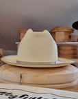 OPEN ROAD HAT | HAND WOVEN ECUADORIAN STRAW | NATURAL COLOR | CUENCA GRADE TWELVE | SIZE 61, US 7 5/8