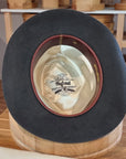 LEIFUR Adventure FEDORA | BEAVER TWENTY | CHARCOAL COLOR | WESTERN WEIGHT | SIZE 61, US 7 5/8