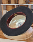 LEIFUR Adventure FEDORA | BEAVER TWENTY | CHARCOAL COLOR | WESTERN WEIGHT | SIZE 61, US 7 5/8