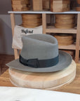 LEIFUR Adventure FEDORA | BEAVER FIFTY| GRAY COLOR LIMITED EDITION | WESTERN WEIGHT | SIZE 59, US 7 3/8