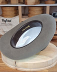 LEIFUR Adventure FEDORA | BEAVER FIFTY| GRAY COLOR LIMITED EDITION | WESTERN WEIGHT | SIZE 59, US 7 3/8