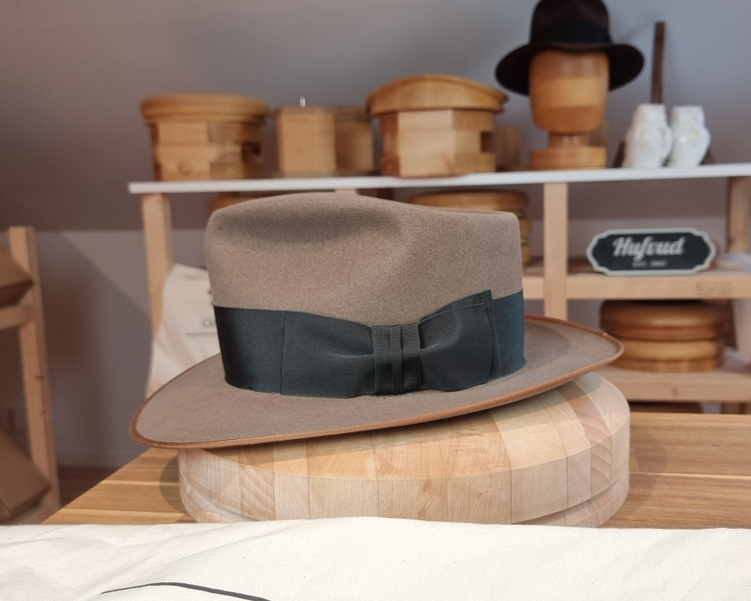 RAGNAR FEDORA | BEAVER FIFTY | WHISKEY COLOR | SIZE 58, US 7 1/4