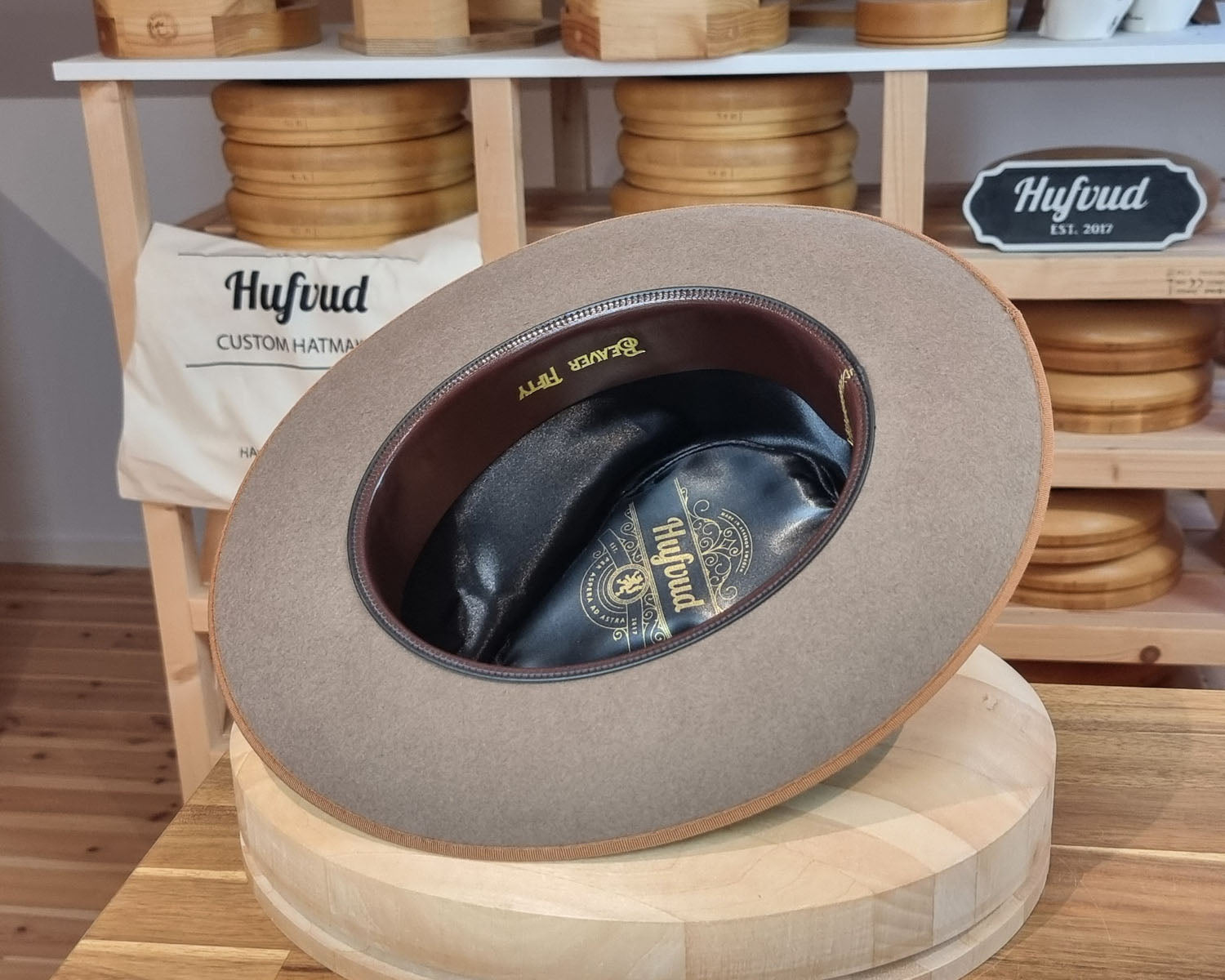 RAGNAR FEDORA | BEAVER FIFTY | WHISKEY COLOR | SIZE 58, US 7 1/4