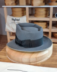 BOGART FEDORA | BEAVER HUNDRED | EMERALD GRAY COLOR | SIZE 58, US 7 1/4