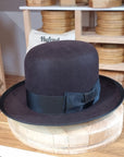 OPEN CROWN WHIPPET FEDORA | BEAVER HUNDRED | OXBLOOD COLOR | SIZE 61, US 7 5/8