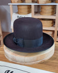 OPEN CROWN WHIPPET FEDORA | BEAVER HUNDRED | OXBLOOD COLOR | SIZE 61, US 7 5/8