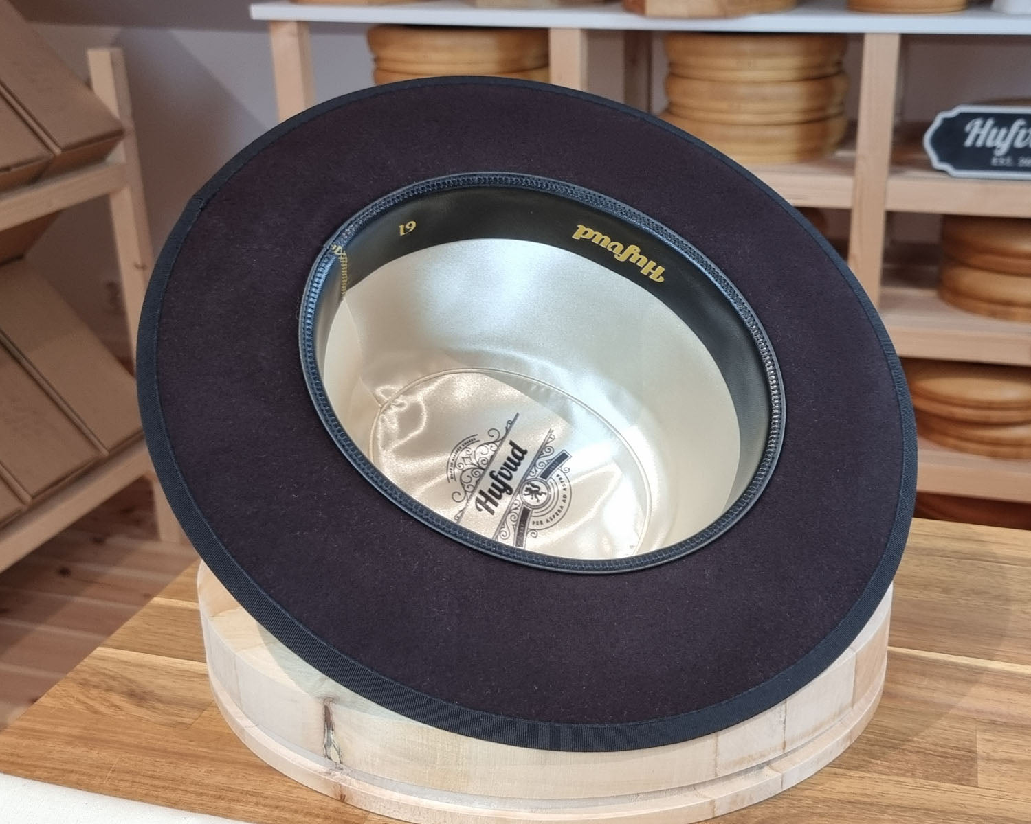 OPEN CROWN WHIPPET FEDORA | BEAVER HUNDRED | OXBLOOD COLOR | SIZE 61, US 7 5/8