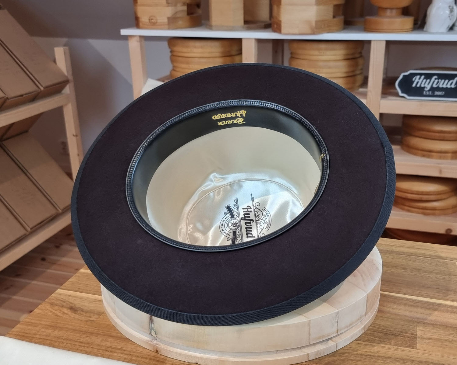 OPEN CROWN WHIPPET FEDORA | BEAVER HUNDRED | OXBLOOD COLOR | SIZE 61, US 7 5/8