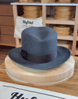 LEIFUR Adventure FEDORA | BEAVER TWENTY | CHARCOAL COLOR | WESTERN WEIGHT | SIZE 59, US 7 3/8