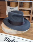 LEIFUR Adventure FEDORA | BEAVER TWENTY | CHARCOAL COLOR | WESTERN WEIGHT | SIZE 59, US 7 3/8