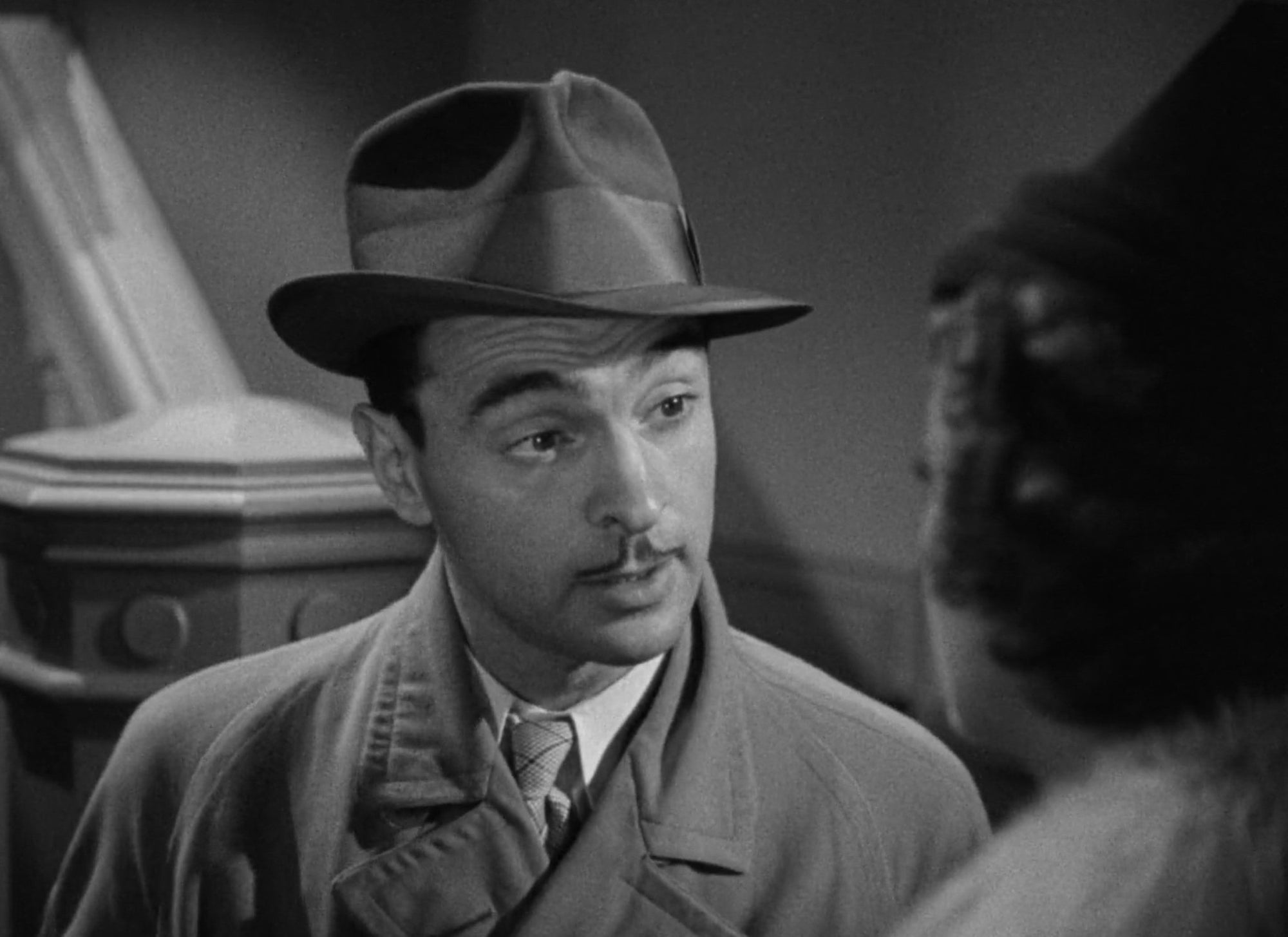 ABRAMS 'Thin Man 1936' | BEAVER FIFTY | OLIVE GREEN COLOR | SIZE 59, US 7 3/8 - Hufvud