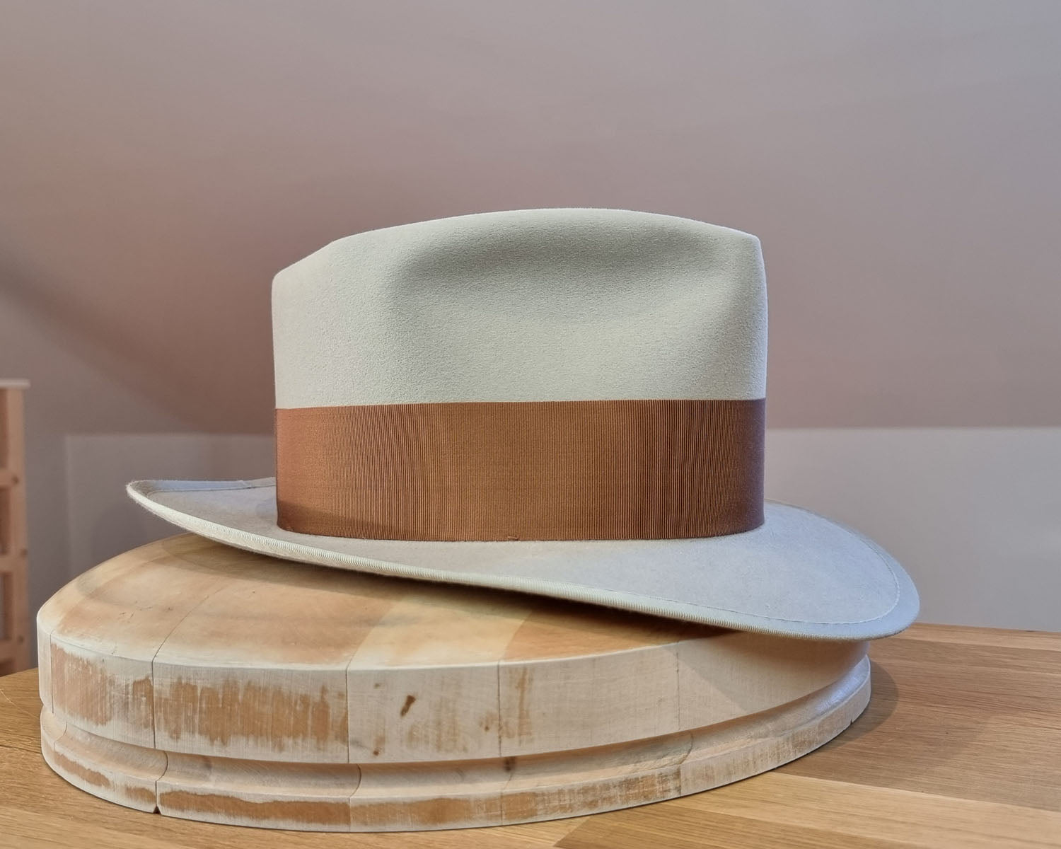 BOGART FEDORA | 100X BEAVER | SILVERBELLY COLOR | SIZE 60, US 7 1/2