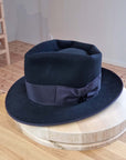 BOGART FEDORA | 50X BEAVER BLEND | BLACK |  SIZE 58, US 7 1/4