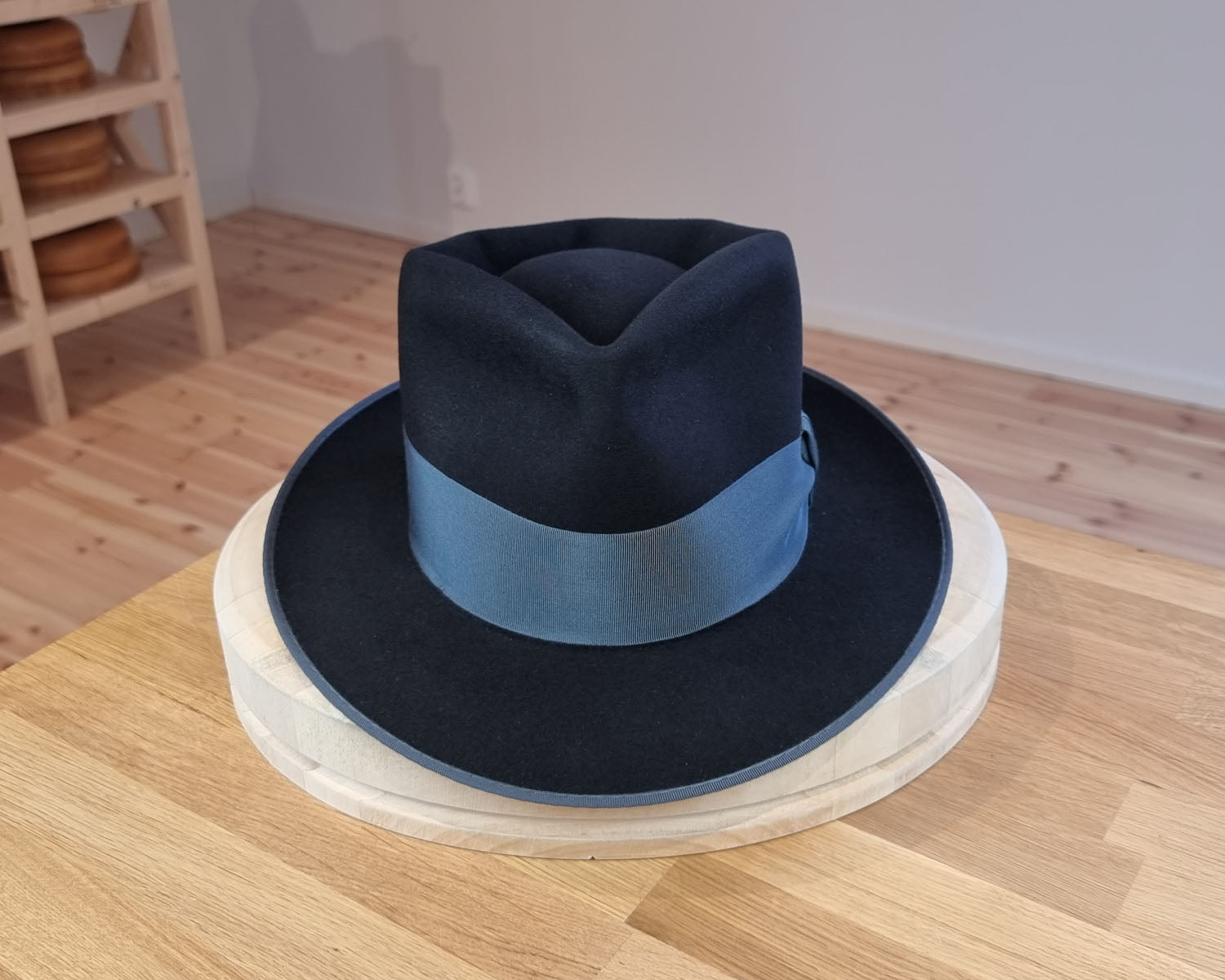 BOGART FEDORA | 50X BEAVER BLEND | BLACK |  SIZE 59, US 7 3/8