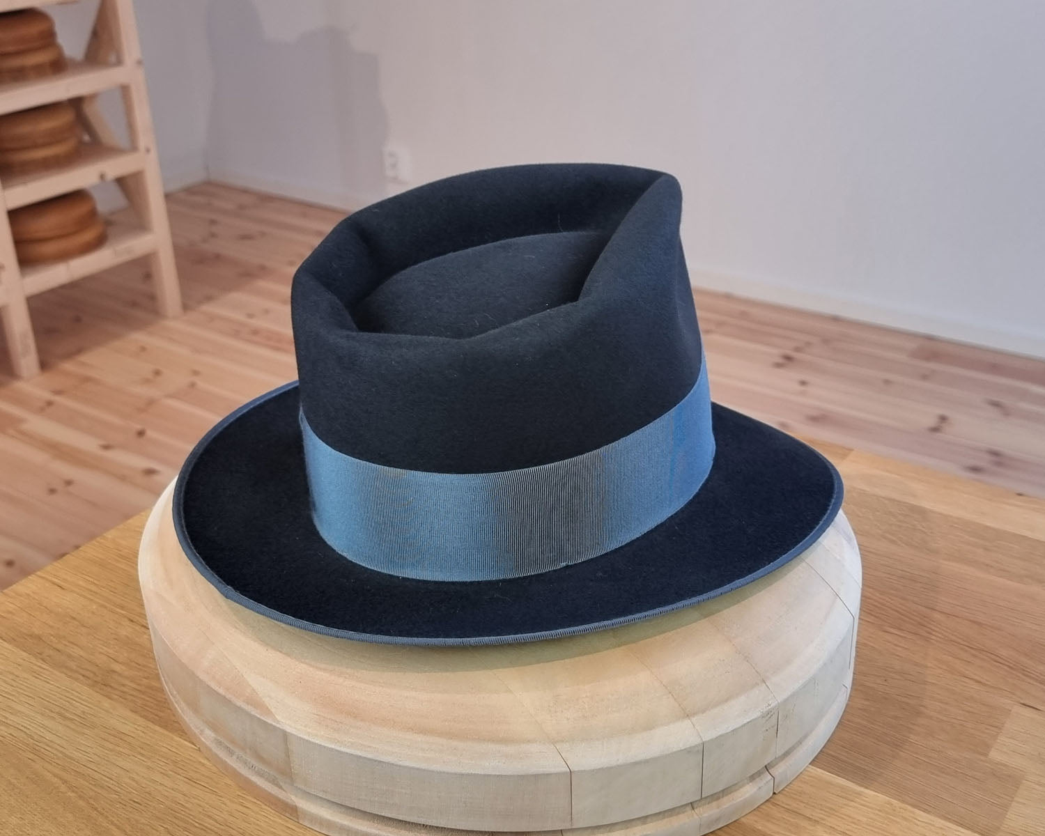 BOGART FEDORA | 50X BEAVER BLEND | BLACK |  SIZE 59, US 7 3/8