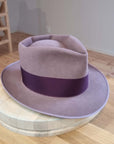 BOGART FEDORA | 50X BEAVER BLEND | DUSTY ROSE COLOR |  SIZE 59, US 7 3/8