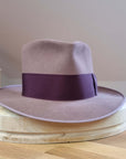 BOGART FEDORA | 50X BEAVER BLEND | DUSTY ROSE COLOR |  SIZE 59, US 7 3/8