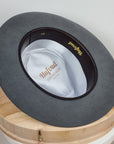 BOGART FEDORA | 50X BEAVER BLEND | EMERALD GRAY COLOR | SIZE 59, US 7 3/8