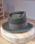 BOGART FEDORA | 50X BEAVER BLEND | OLIVE COLOR |  SIZE 58, US 7 1/4