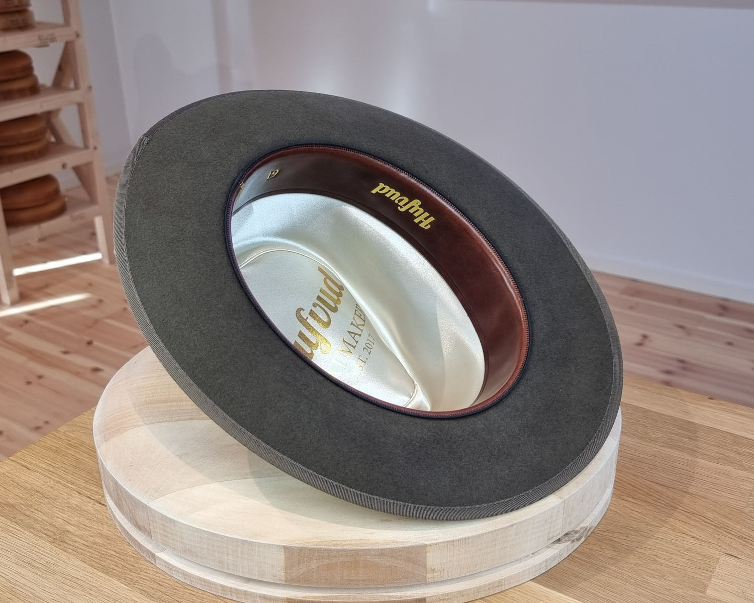 BOGART FEDORA | 50X BEAVER BLEND | OLIVE COLOR |  SIZE 61, US 7 5/8