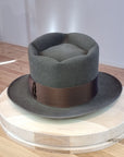 BOGART FEDORA | 50X BEAVER BLEND | OLIVE COLOR |  SIZE 61, US 7 5/8