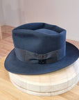 BOGART FEDORA | 50X BEAVER BLEND | STEEL COLOR |  SIZE 61, US 7 5/8