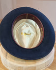 BOGART FEDORA | 50X BEAVER BLEND | STEEL COLOR |  SIZE 61, US 7 5/8