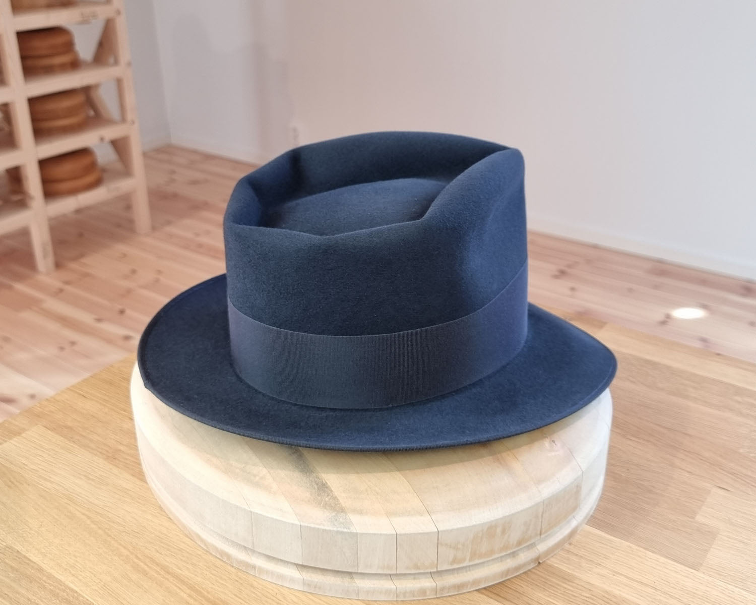 BOGART FEDORA | 50X BEAVER BLEND | STEEL COLOR |  SIZE 61, US 7 5/8