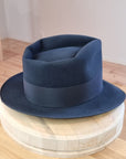 BOGART FEDORA | 50X BEAVER BLEND | STEEL COLOR |  SIZE 61, US 7 5/8