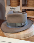 BOGART FEDORA | BEAVER FIFTY | WHISKEY COLOR | SIZE 60, US 7 1/2 - Hufvud