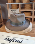 BOGART FEDORA | BEAVER FIFTY | WHISKEY COLOR | SIZE 60, US 7 1/2 - Hufvud